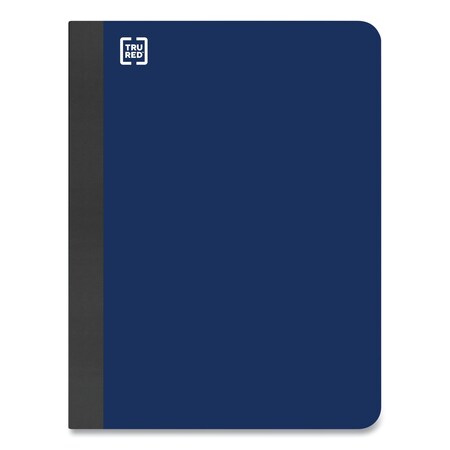 Tru Red Premium Composition Notebook, Medium/College Rule, Blue Cover, 9.75 x 7.5, 100 Sheets TR58343M